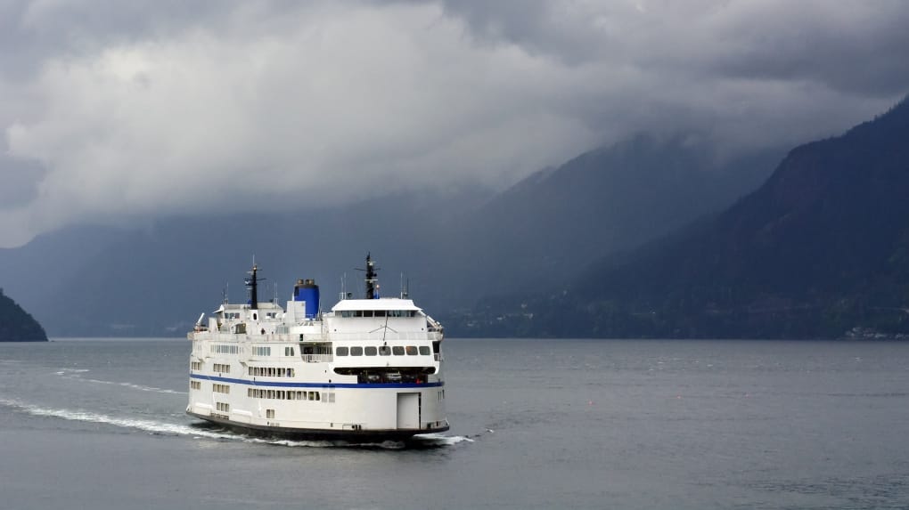 BC Ferries Vessel on the water